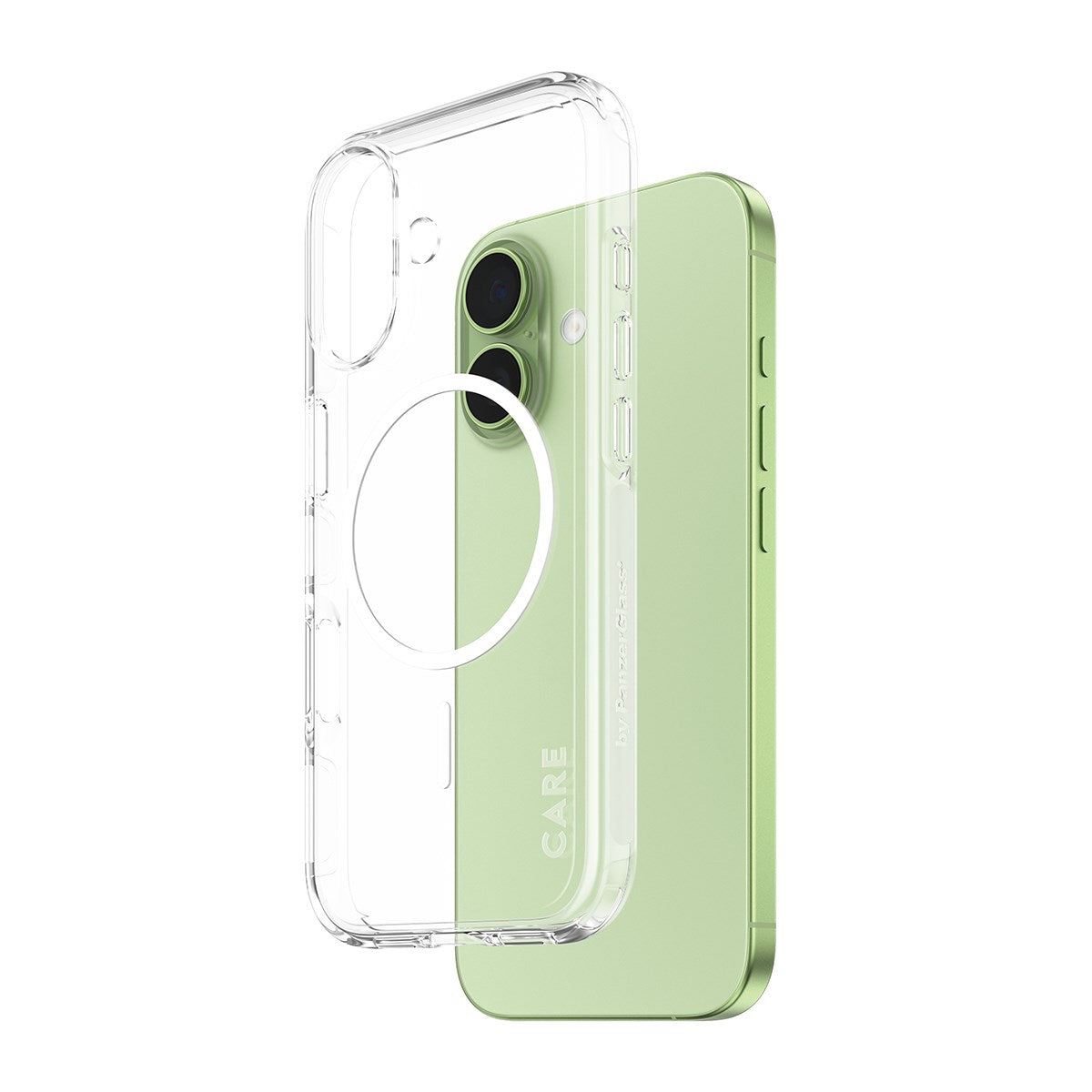 CARE™ by PanzerGlass® Urban Explorer Case Transparent w. White MagSafe iPhone 17